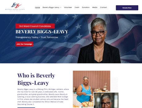 Beverly Biggs-Leavy website preview